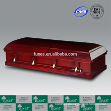 China Casket Manufacturers LUXES Cheap Veneer Casket For Sale